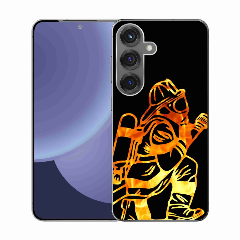 Zselés borítás mmCase Samsung Galaxy S25 - tűzoltó 1