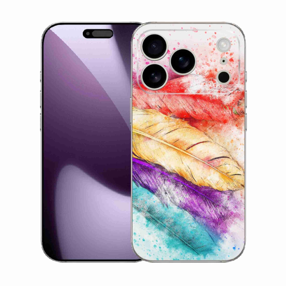 Zselés borítás mmCase iPhone 17 Pro készülékhez - színes toll