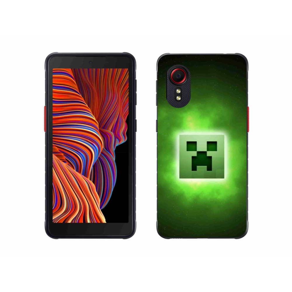 Gél borítás mmCase Samsung Galaxy Xcover 5 készülékhez - minecraft