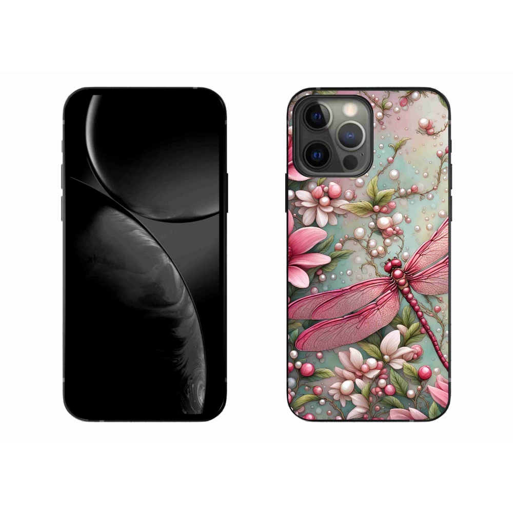 Zselés borítás mmCase iPhone 13 Pro Max készülékhez - szitakötő