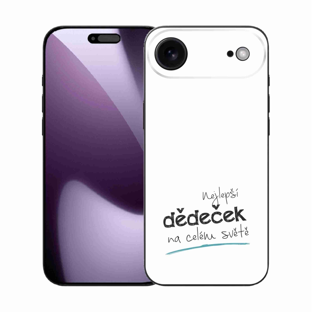 Gél borítás mmCase iPhone 17 Air készülékhez - Legjobb nagypapa 3 fehér háttér