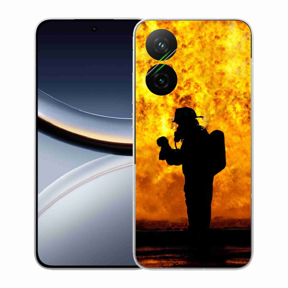 Gél borítás mmCase a Xiaomi Poco F7 5G számára - tűzoltó