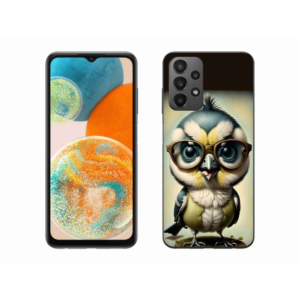 Zselés borítás mmCase Samsung Galaxy A23 4G/5G - kölyök szemüveggel