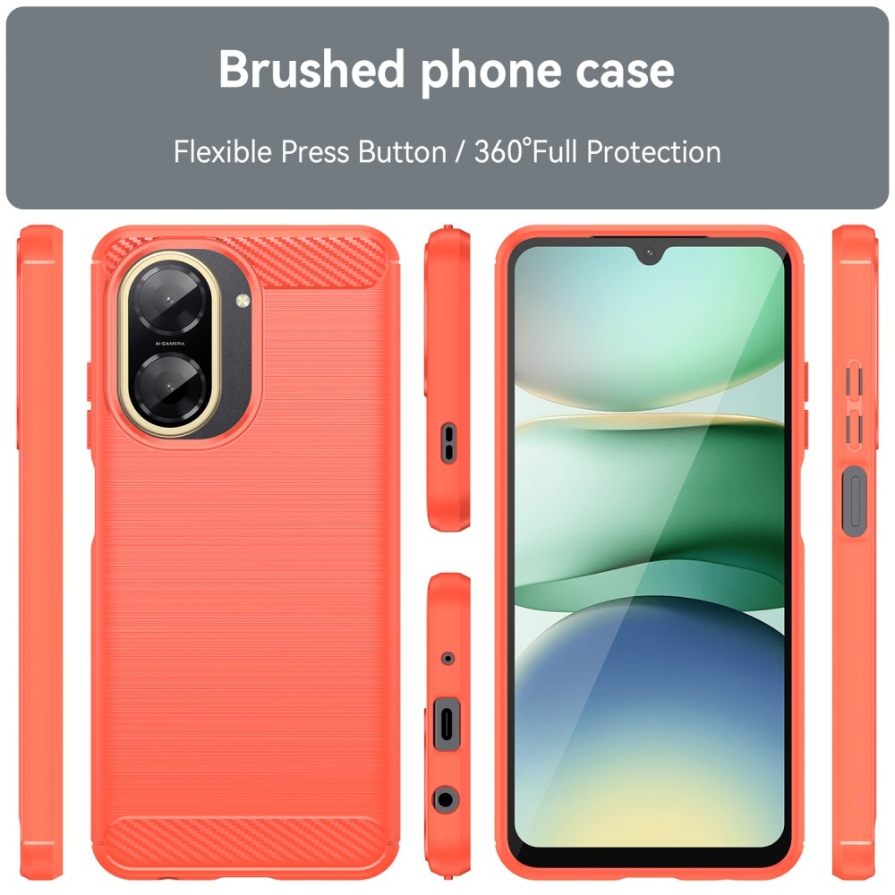 Szénálló zselés tok Xiaomi Redmi A5 (173.45x79.35x8.45mm) - piros