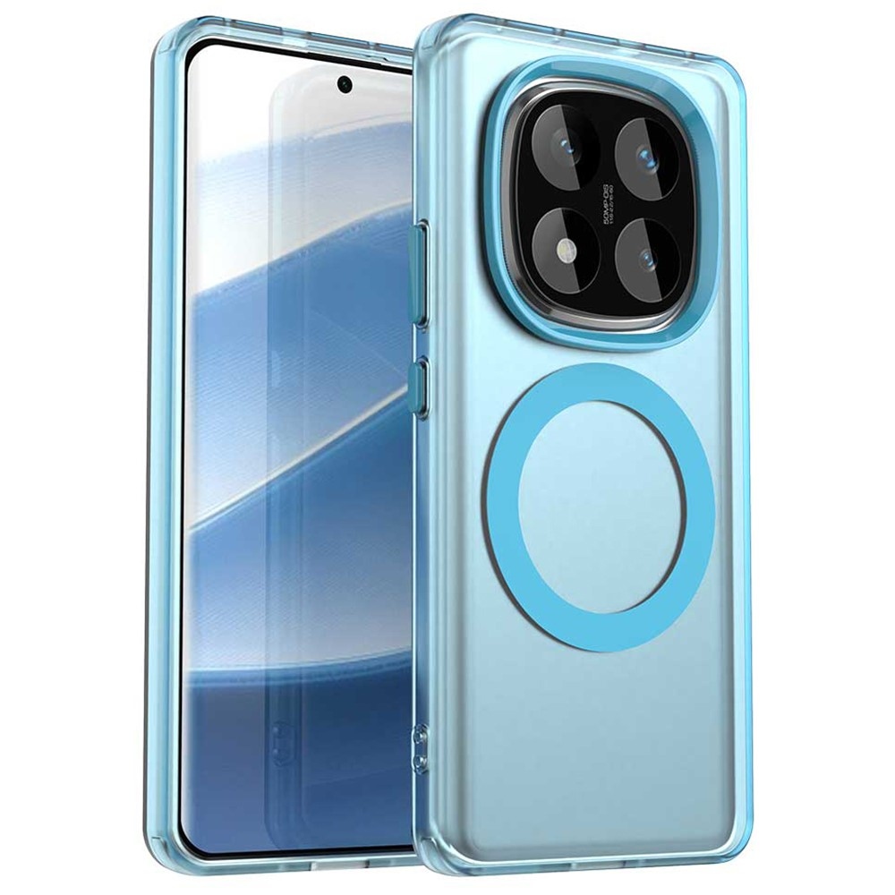 Candy zselés tok MagSafe-val Xiaomi Redmi Note 14 Pro 5G/Poco X7 5G - kék