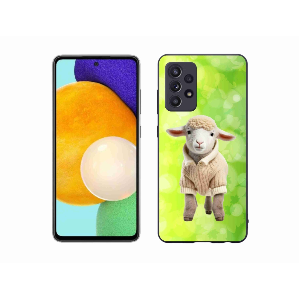 Zselés borítás mmCase Samsung Galaxy A52/A52 5G - bárány pulóverben
