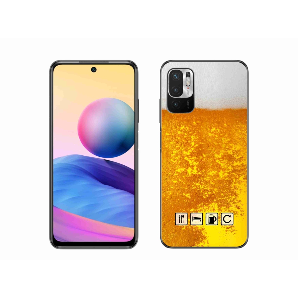 Gél borítás mmCase a Xiaomi Poco M3 Pro/5G számára - sör motívum 3