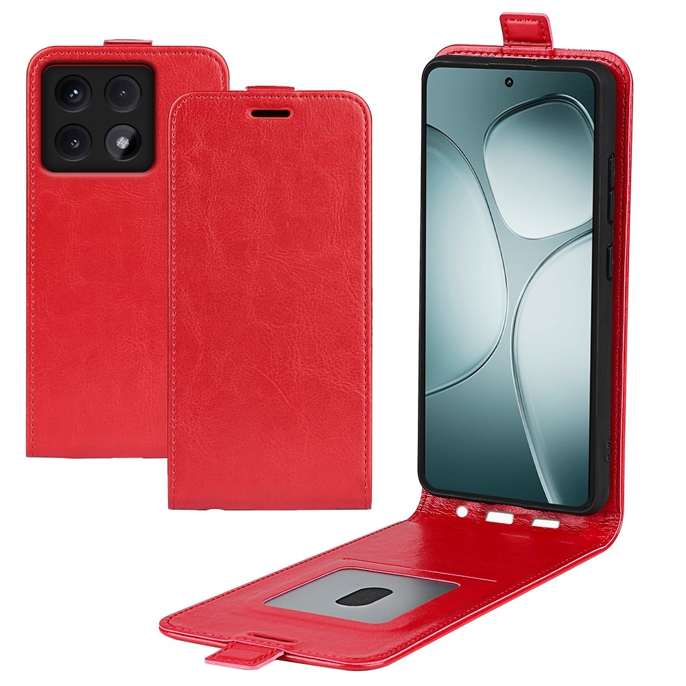 Függőleges könyvtáska Xiaomi 14T-hez - piros