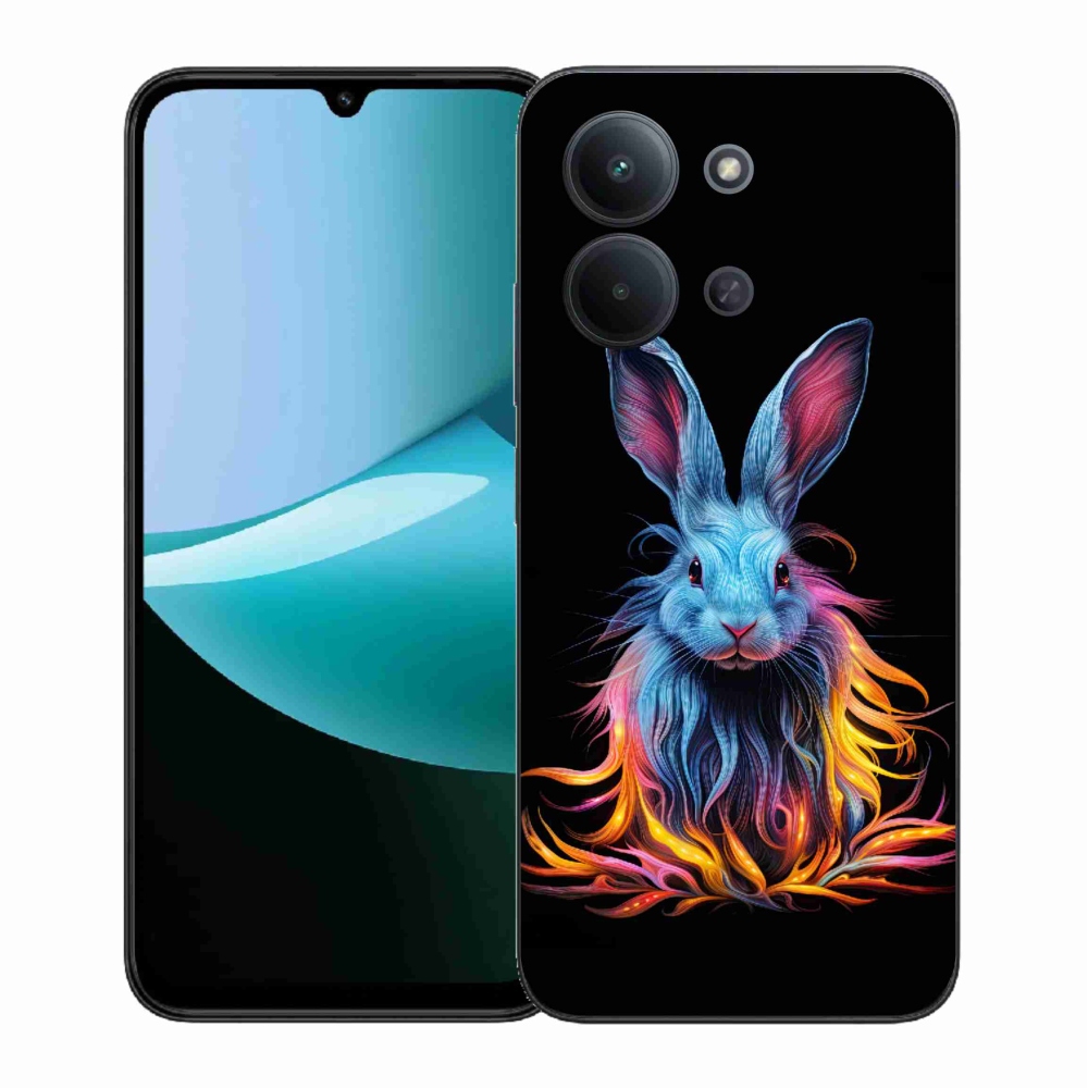 Gél borítás mmCase for Xiaomi Redmi 15C 4G (171mm)/Poco C85 4G (171mm) - absztrakt nyúl