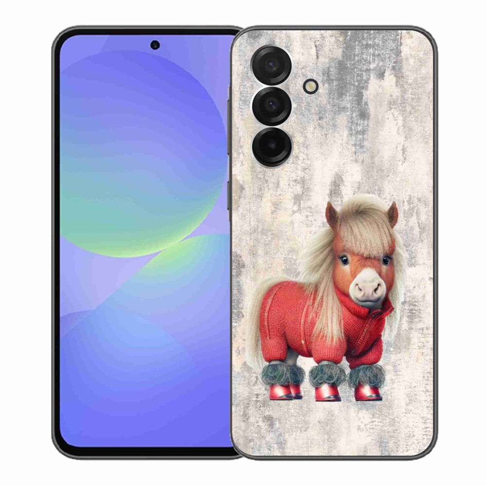 Gél borítás mmCase Samsung Galaxy A36 5G - póni pulóverben