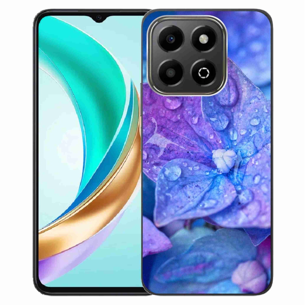 Zselés borítás mmCase a Honor X6b készülékhez - lila virág