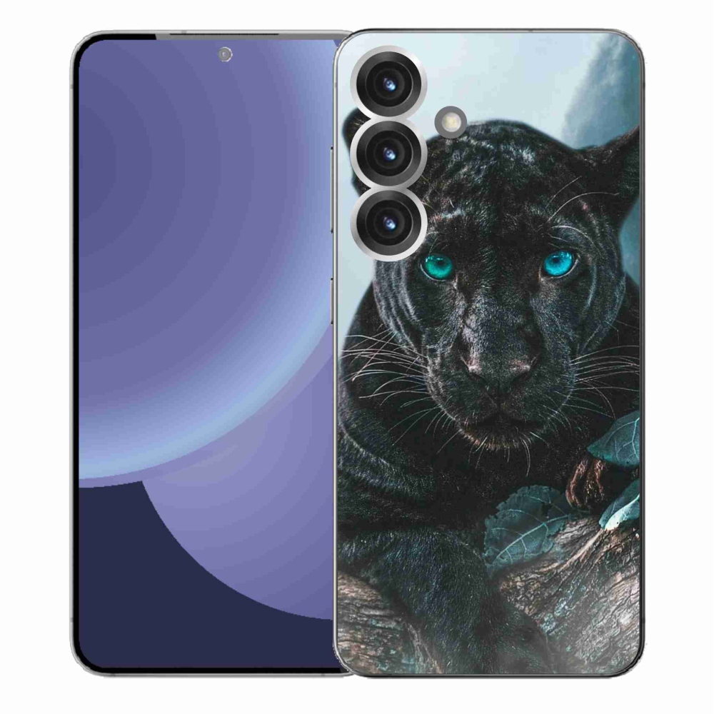 Zselés borítás mmCase Samsung Galaxy S25+ - fekete párduc