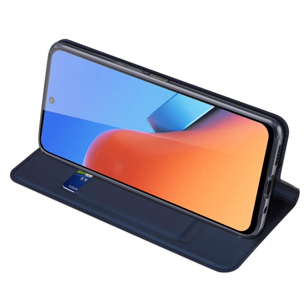 DUX könyvtáska Xiaomi Redmi 12 4G/5G készülékhez - sötétkék