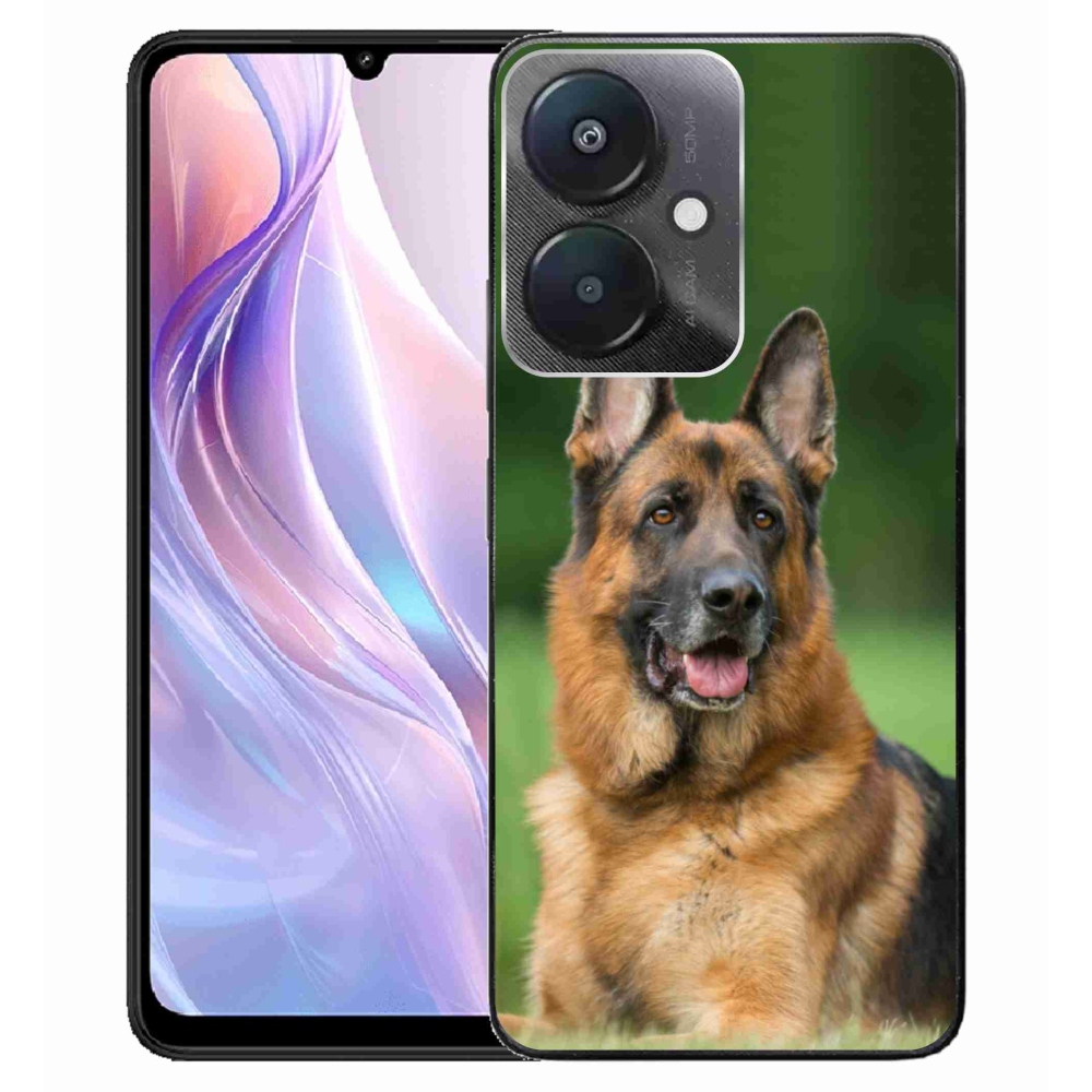 Gél borítás mmCase a Xiaomi Redmi 13C 5G-hez - Német juhászkutya