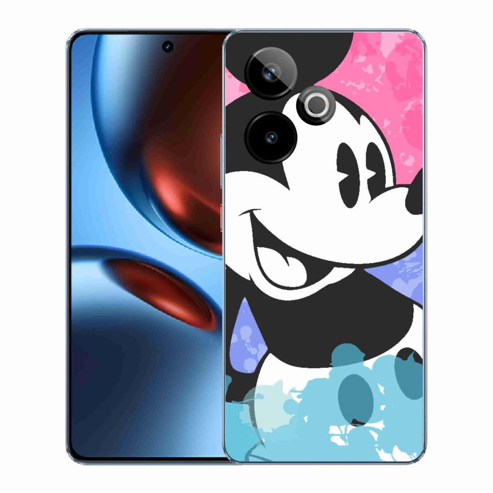 Rugalmas zselés tok mmCase képpel a Realme GT 7 5G/GT 7T 5G számára - mickey egérrel