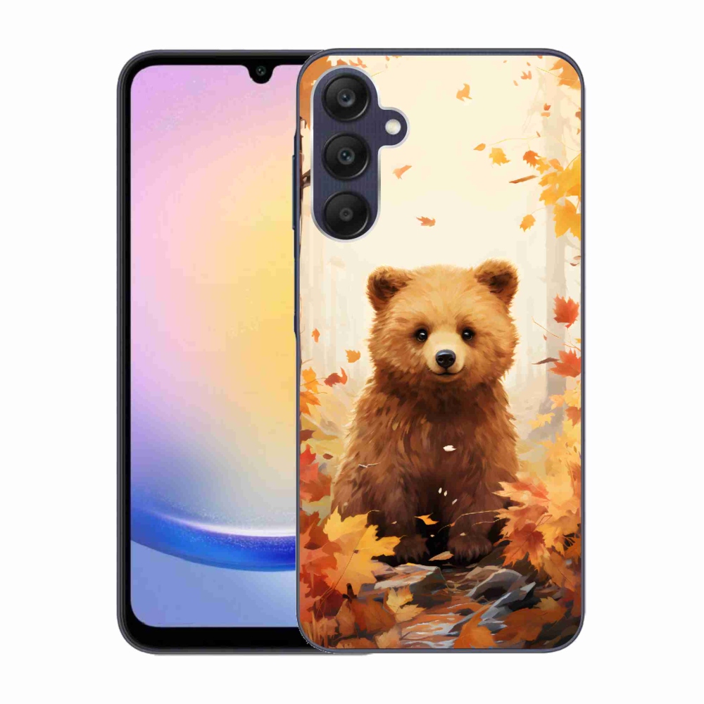Zselés borítás mmCase Samsung Galaxy A25 5G - medve az erdőben