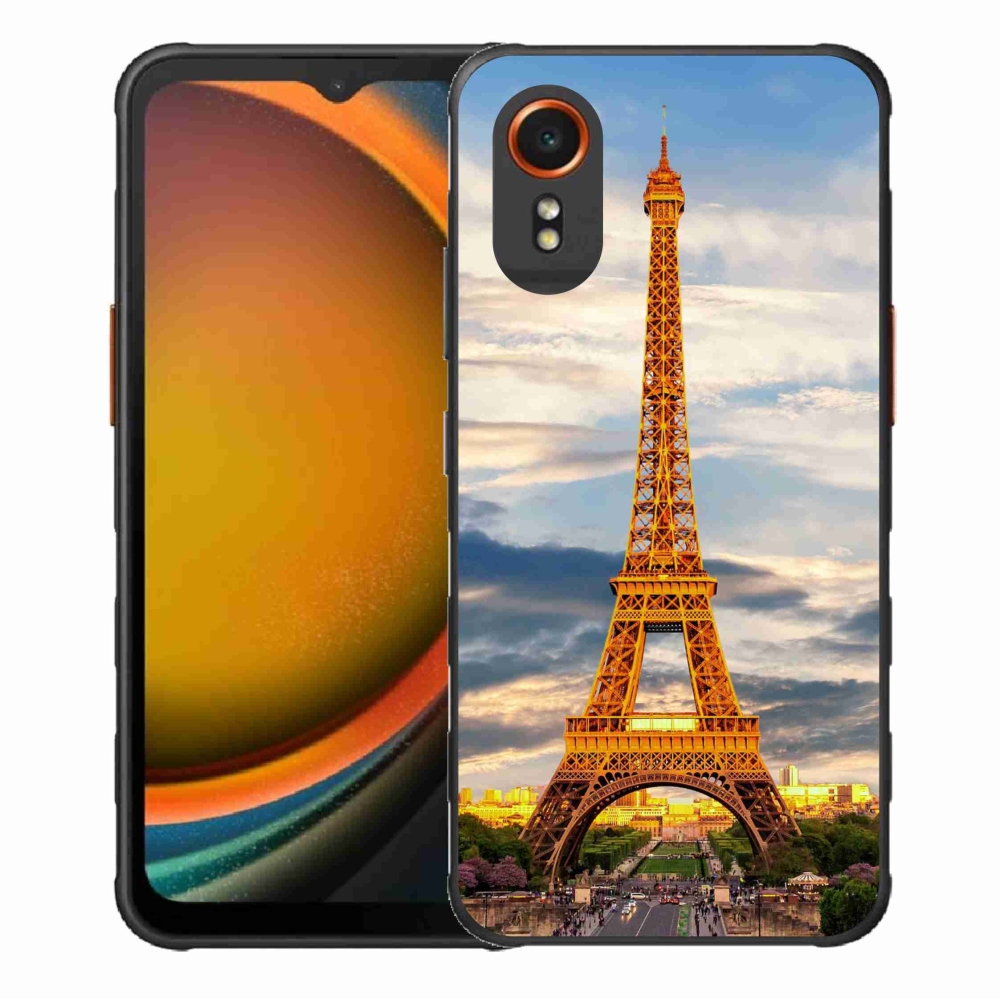 Gél borítás mmCase Samsung Galaxy Xcover 7 készülékhez - eiffel torony 3