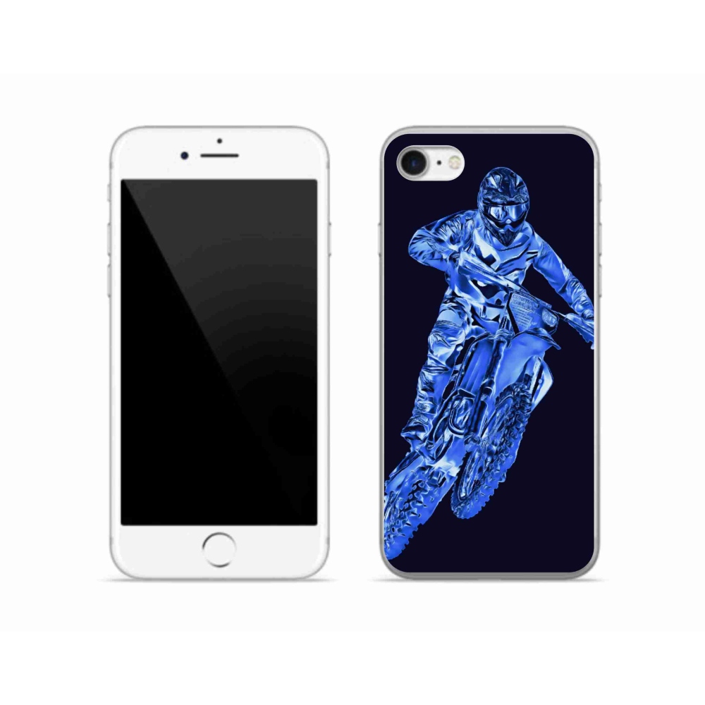 Zselés borítás mmCase iPhone SE (2020) - motocross 1