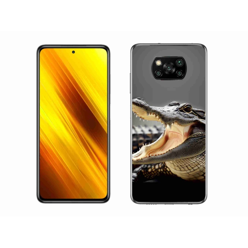 Gél borítás mmCase a Xiaomi Poco X3-hoz - krokodil