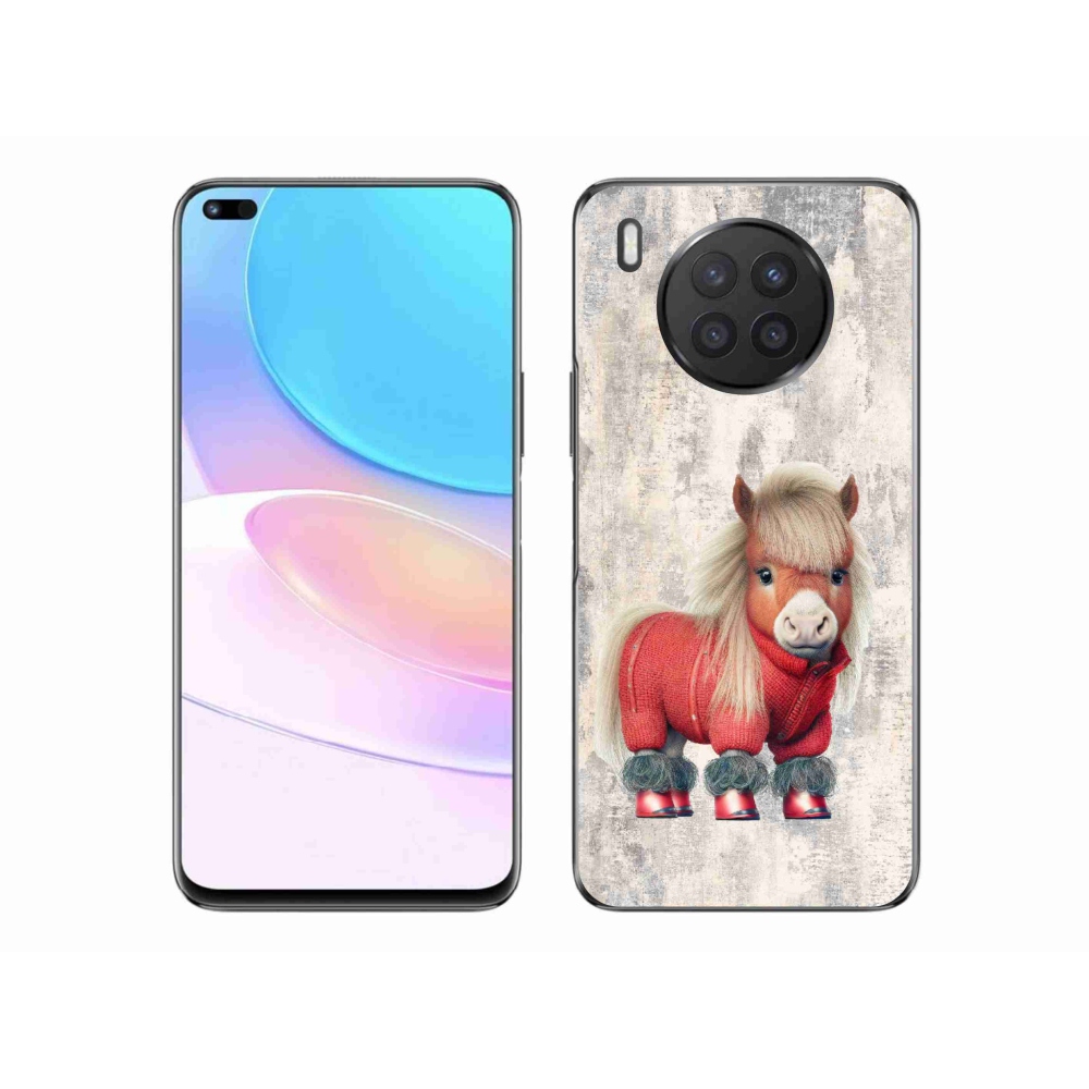 Zselés borítás mmCase a Honor 50 Lite-hoz - póni pulóverben
