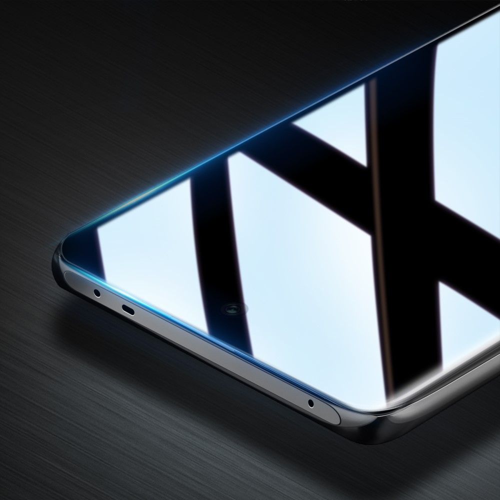 3D DUX teljes képernyős edzett üveg (csak a széleken ragasztóval) a Realme 14 Pro 5G készüléken