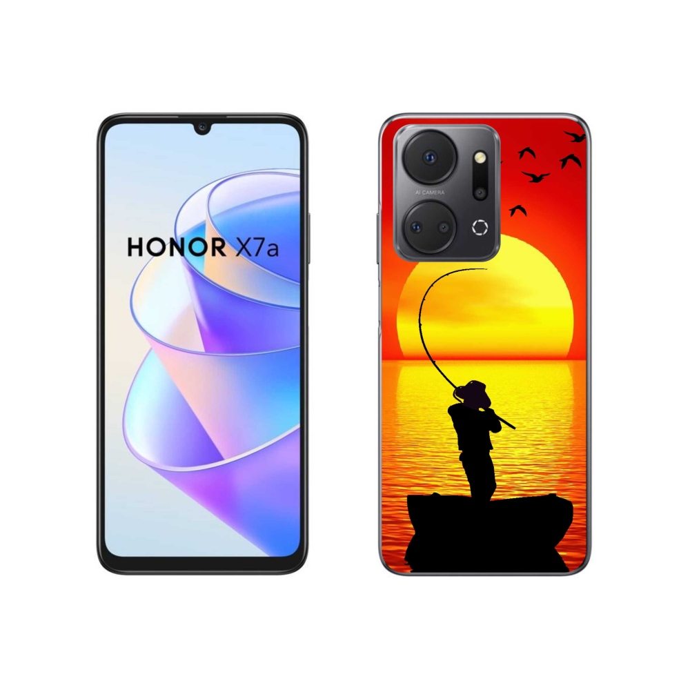 Zselés borítás mmCase a Honor X7a számára - horgászat