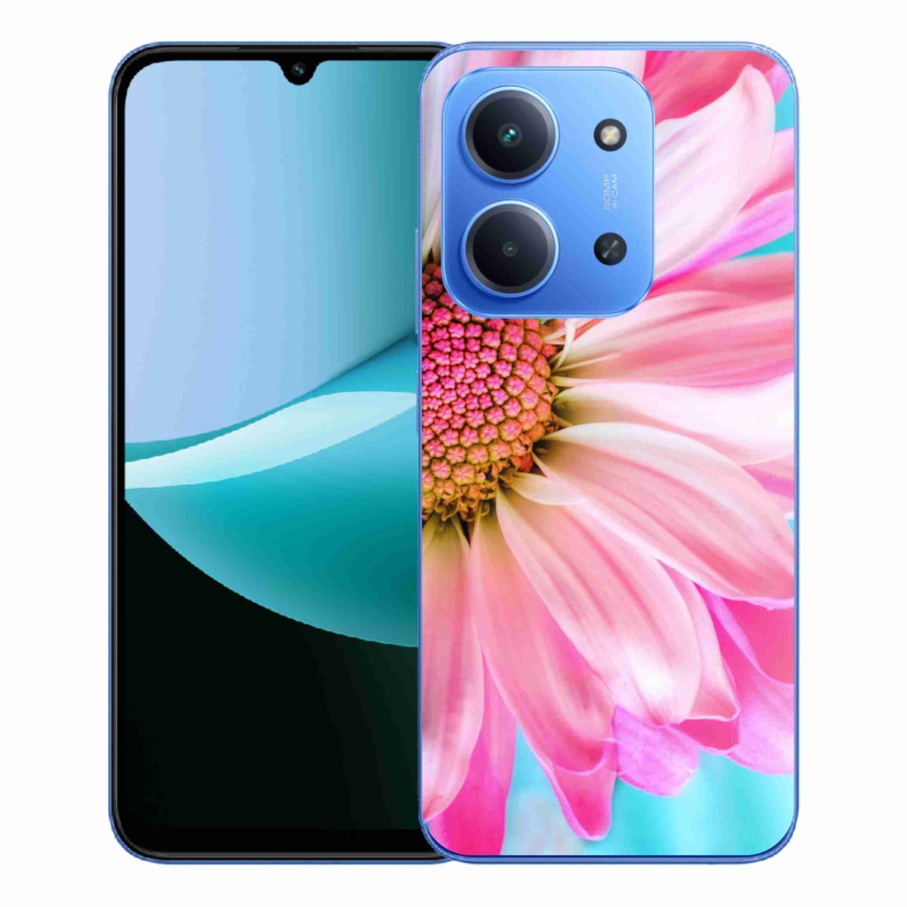 Gél borító mmCase a Xiaomi Redmi 15C 4G/5G (173mm) - rózsaszín virág