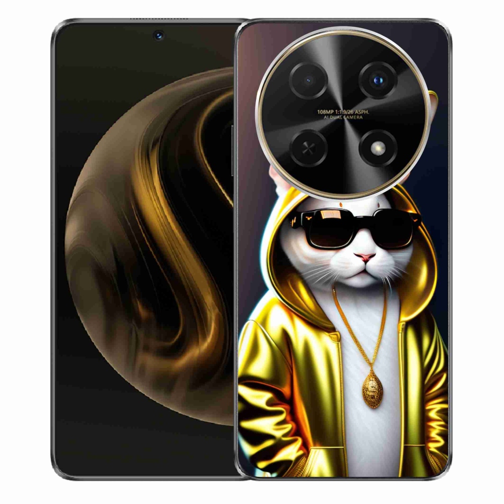 Gél borítás mmCase a Huawei Nova 12i készülékhez - cat boss