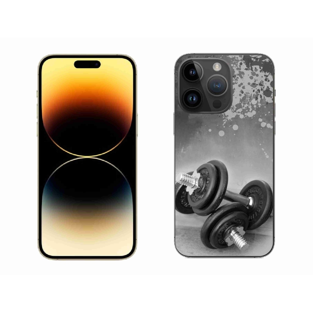 Zselés borítás mmCase iPhone 14 Pro Max 6.7 készülékhez - súlyzók 1