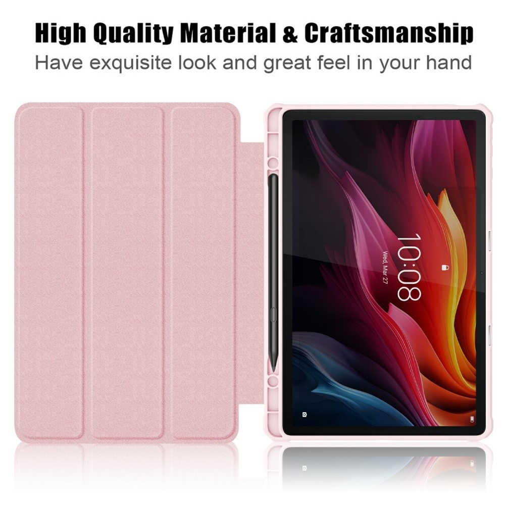 Ügyes záró tok Lenovo Tab K11 Plus táblagéphez - rózsaszín