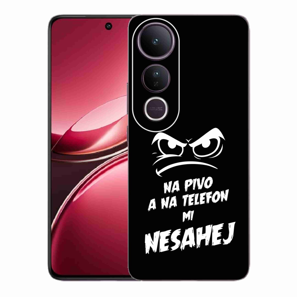 Gél borítás mmCase a Vivo V50 Lite 4G/5G - sör motívum 2 fekete háttérrel