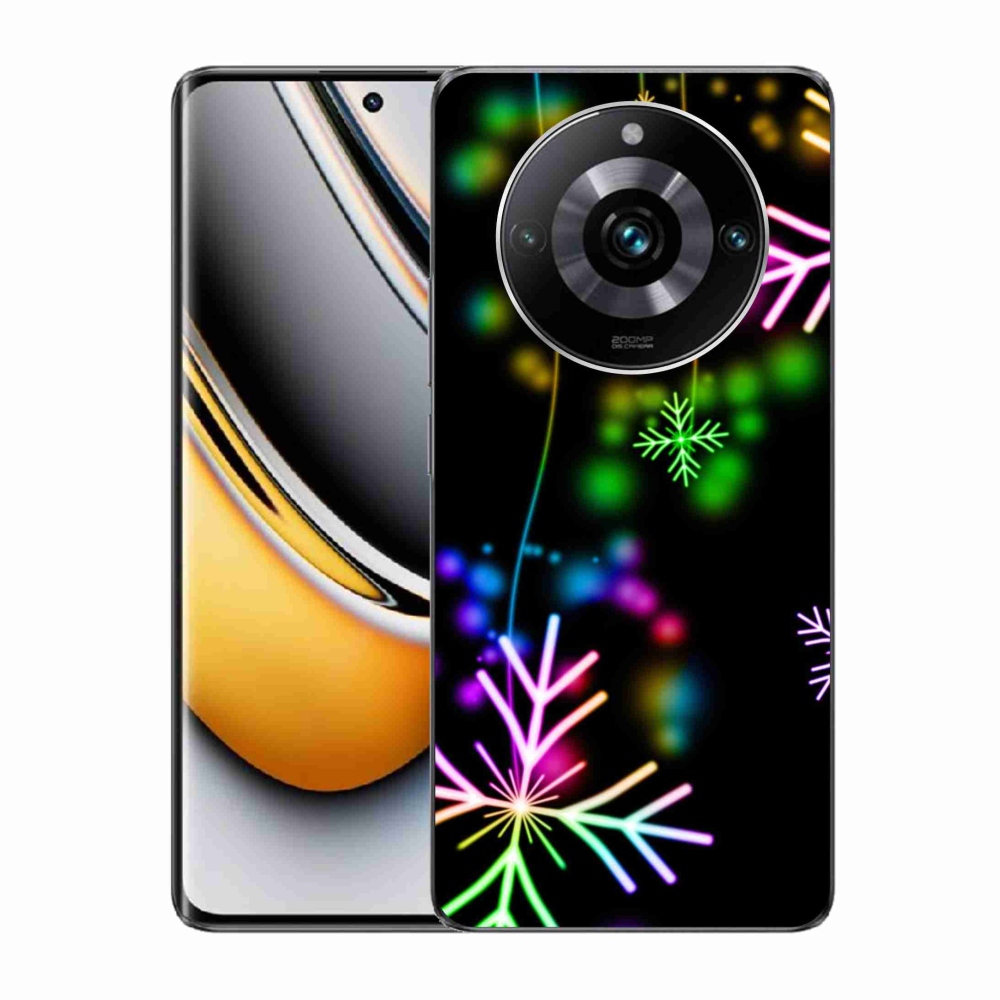 Zselés borítás mmCase a Realme 11 Pro/11 Pro+ készülékhez - színes pelyhekkel