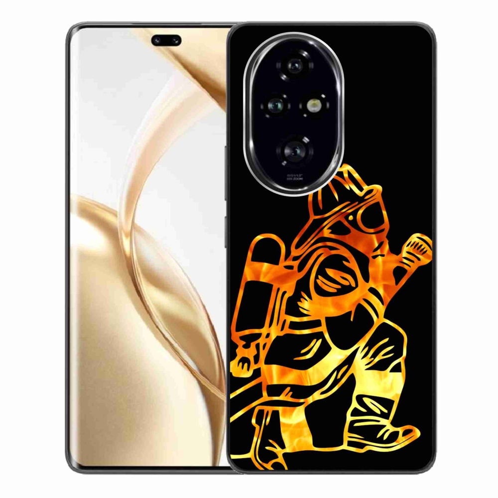 Zselés borítás mmCase a Honor 200 Pro 5G készülékhez - tűzoltó 1