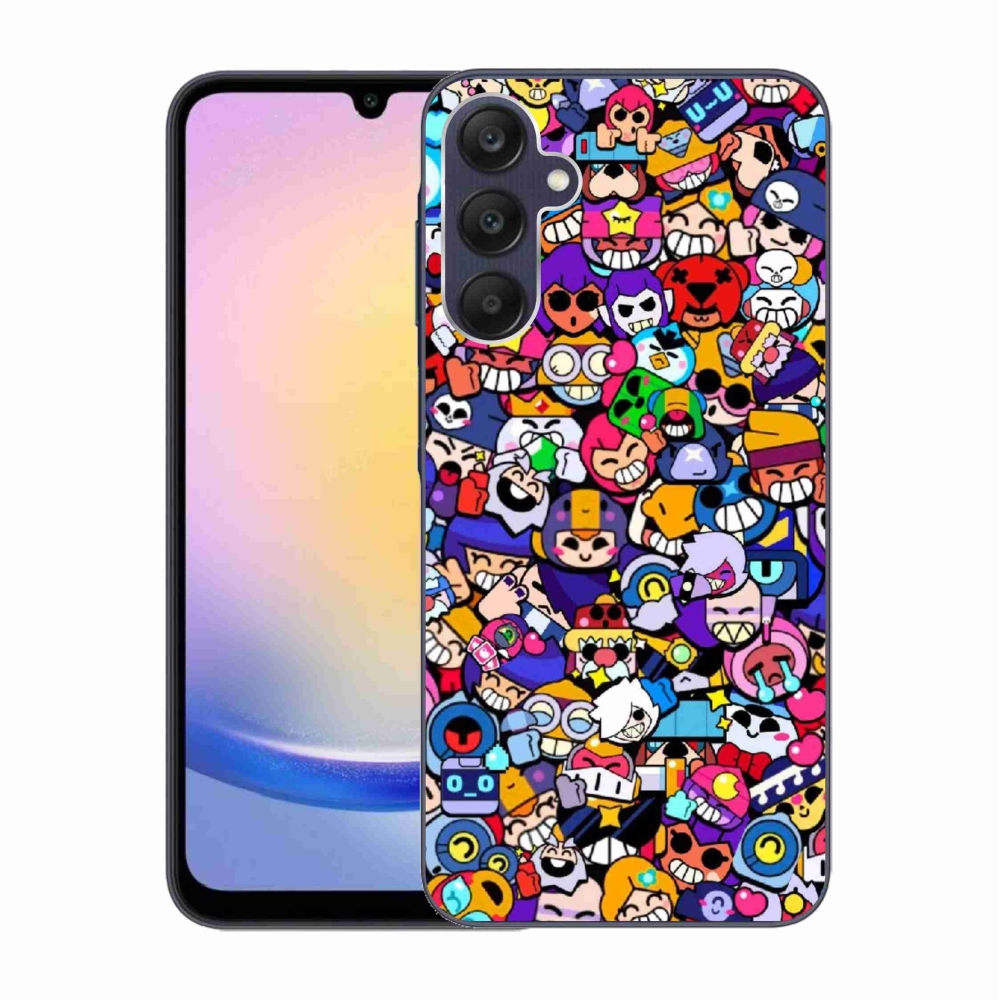 Gél borítás mmCase Samsung Galaxy A25 5G - verekedős csillagok 2