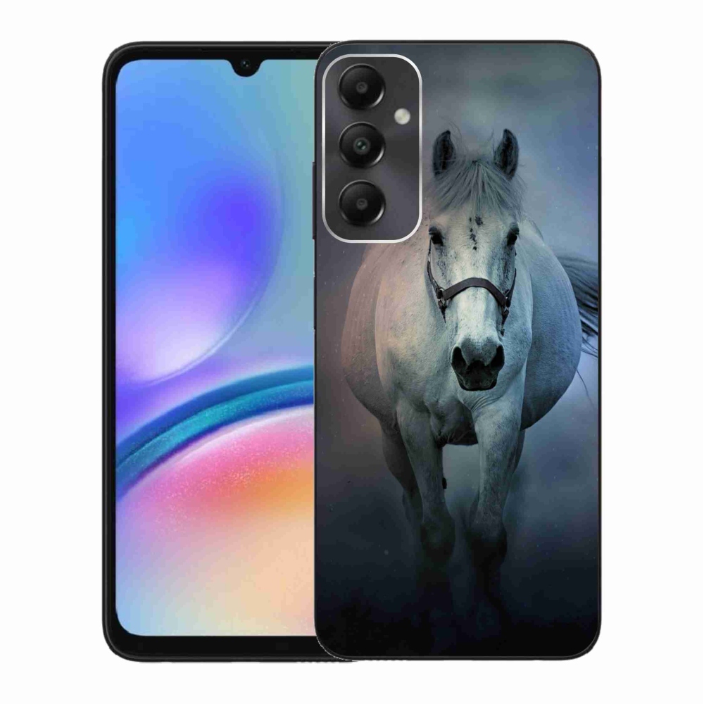 Gél tok mmCase Samsung Galaxy A05s készülékhez - futó fehér ló