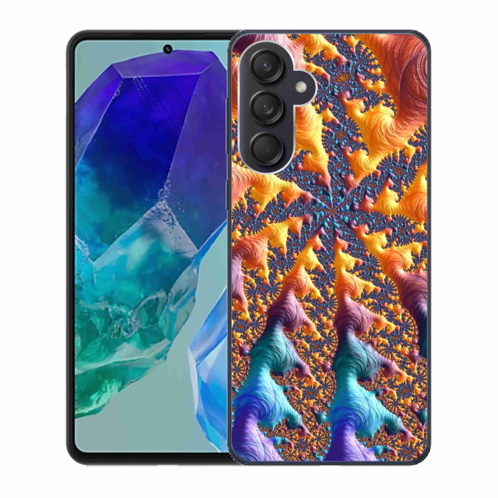 Gél borítás mmCase Samsung Galaxy M55 5G - absztrakt motívum 23
