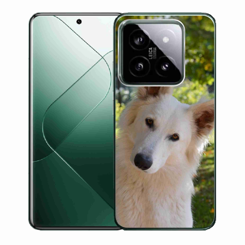 Gél borító mmCase a Xiaomi 14 - fehér svájci pásztor 1