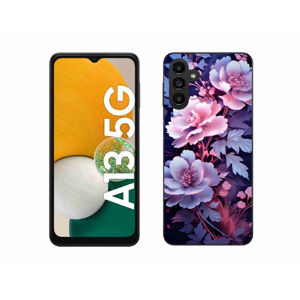 Gél borítás mmCase Samsung Galaxy A13 5G - virágok 11