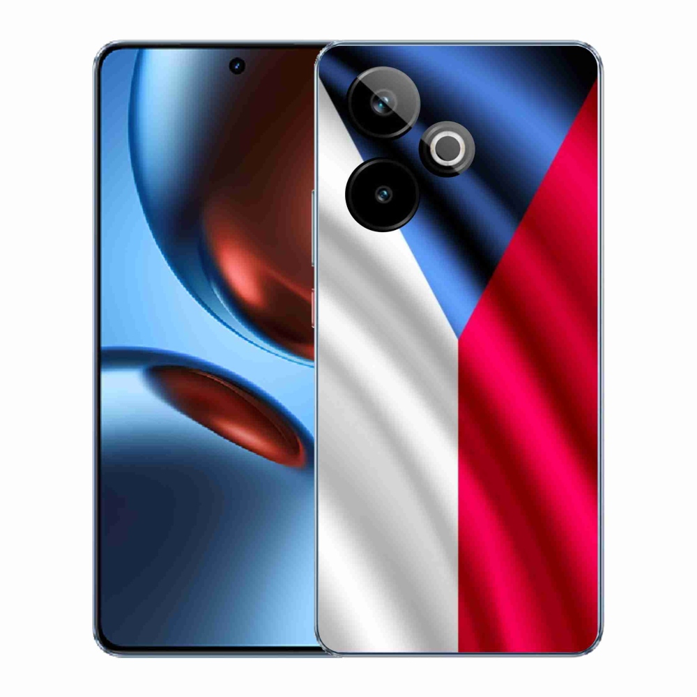 Gél borítás mmCase a Realme GT 7 5G/GT 7T 5G számára - cseh zászló