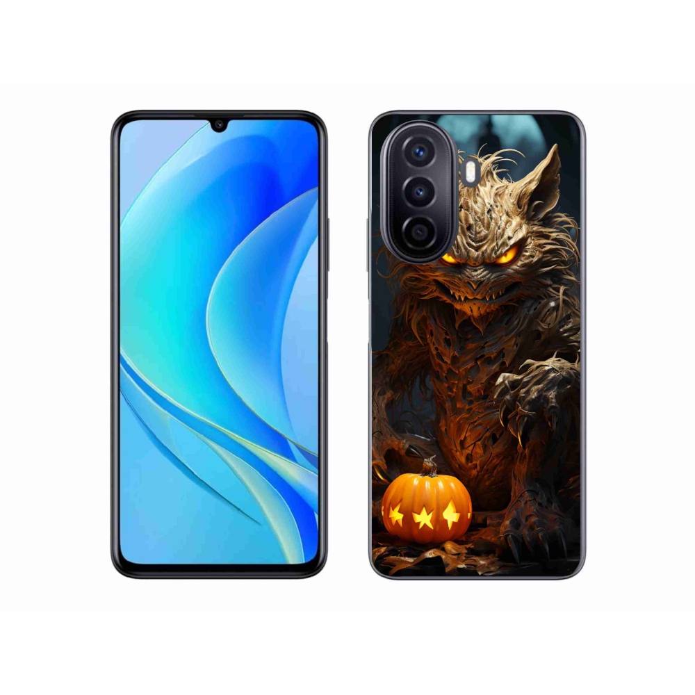 Gél borító mmCase a Huawei Nova Y70 készülékhez - Halloween szörnyeteg