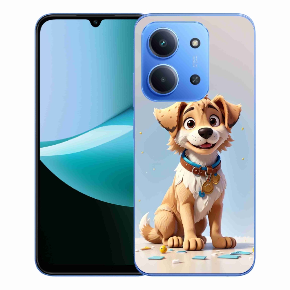 Gél borítás mmCase a Xiaomi Redmi 15C 4G/5G (173mm) - rajzfilm kölyökkutyakölyökhöz