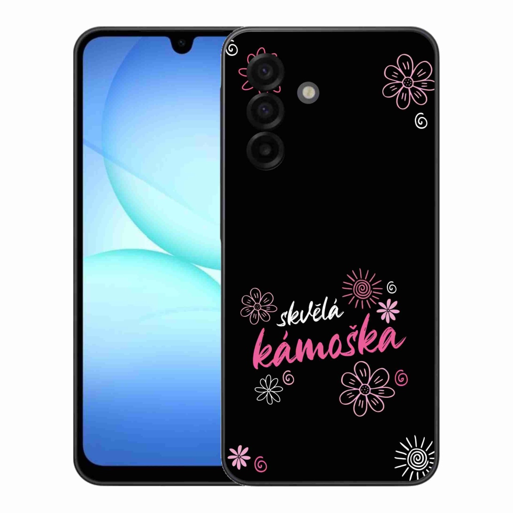 Gél borítás mmCase Samsung Galaxy A17 4G/5G - nagyszerű haver fekete háttérrel