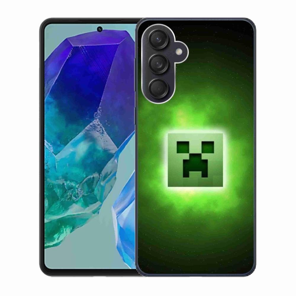 Zselés borítás mmCase Samsung Galaxy M55 5G - minecraft
