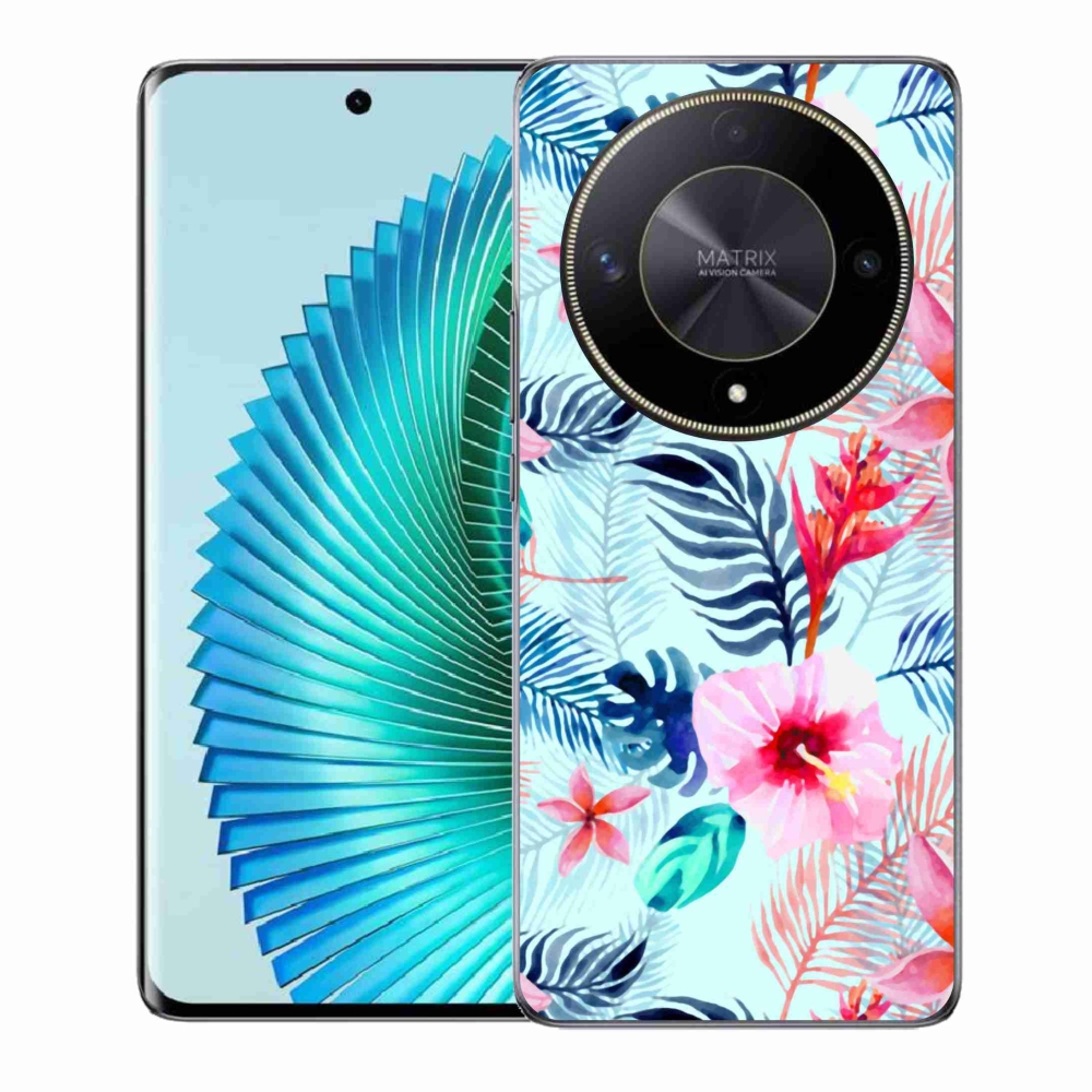 Gél borítás mmCase a Honor Magic 6 Lite 5G számára - virágok