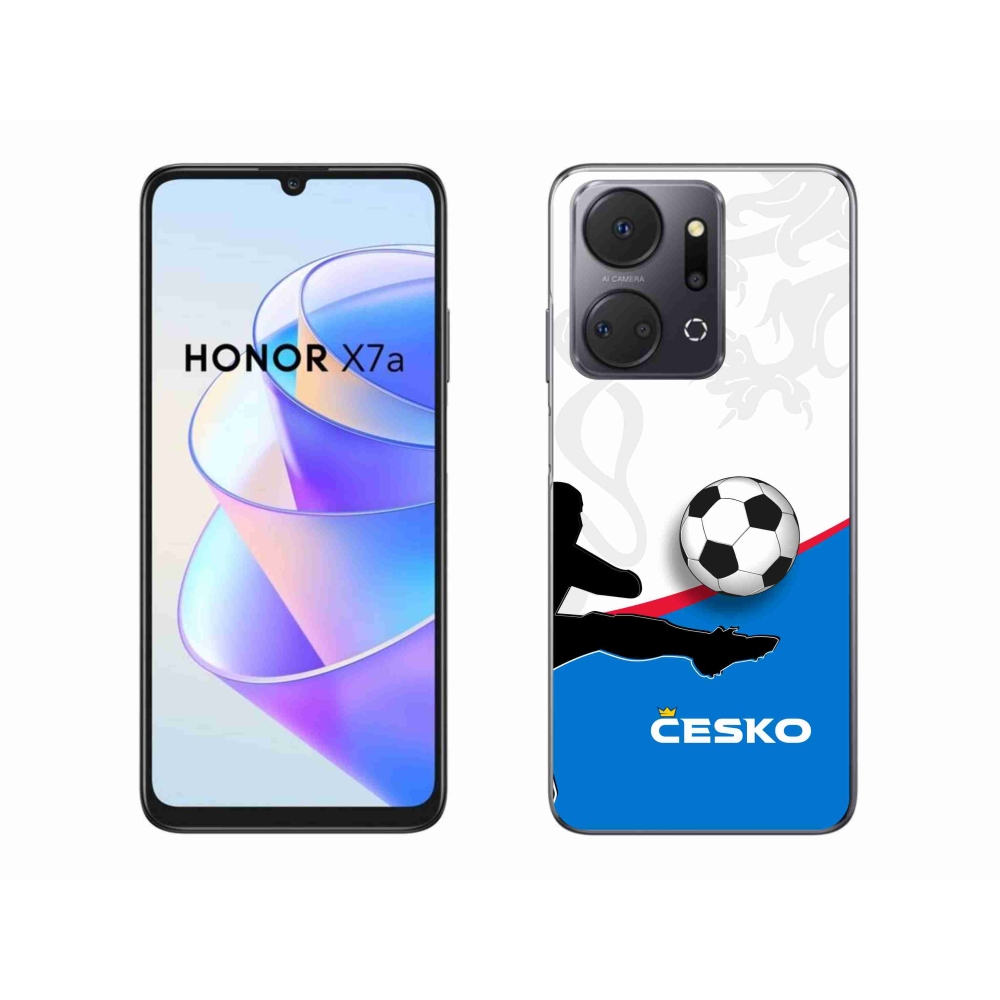 Gél borítás mmCase a Honor X7a számára - futball Csehország 3