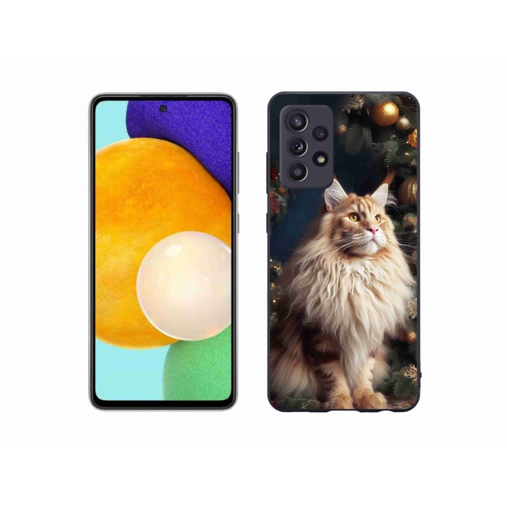 Zselés borítás mmCase Samsung Galaxy A52s 5G - macska a fánál
