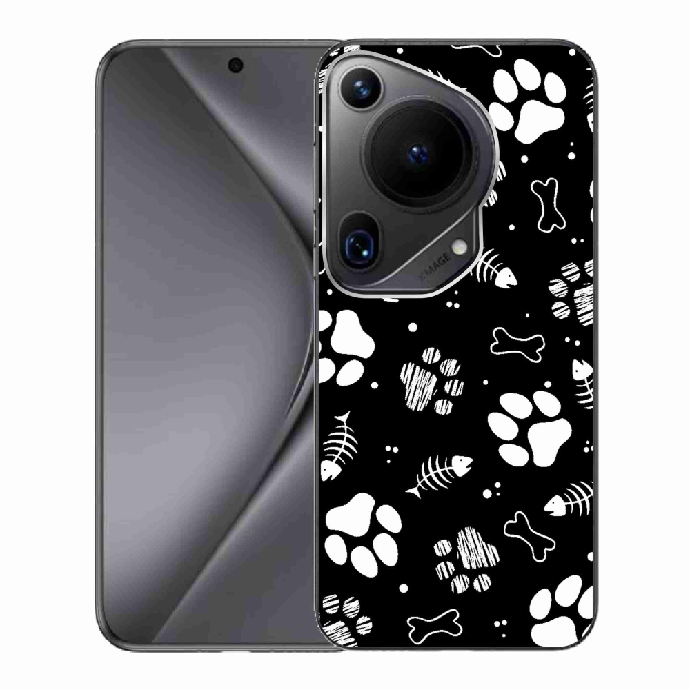 Gél borítás mmCase a Huawei Pura 70 Ultra számára - kutyamancsok