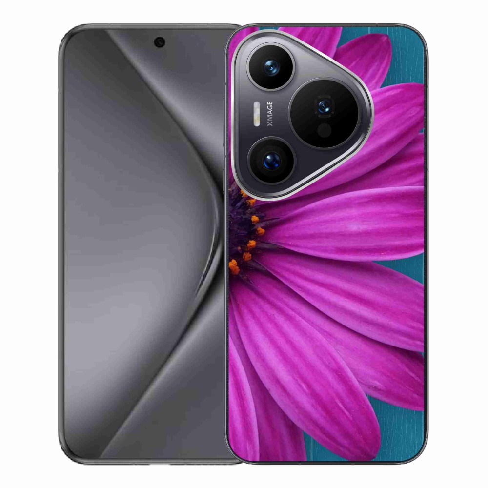 Gél tok mmCase a Huawei Pura 70 Pro készülékhez - lila margaréta