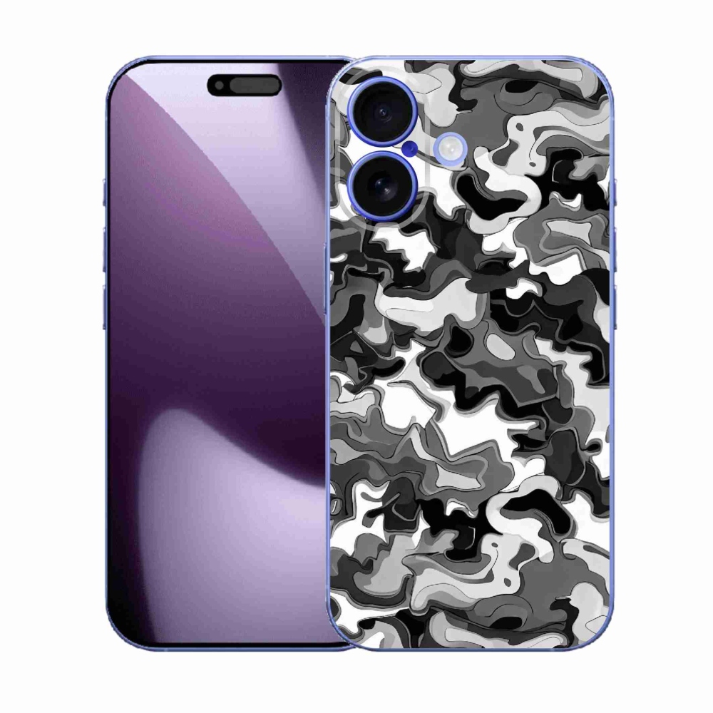 Zselés borítás mmCase iPhone 17 készülékhez - terepszínű minta 3