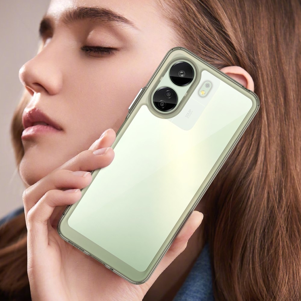 Gél tok rögzített hátlappal Xiaomi Poco C65/Redmi 13C - szürke